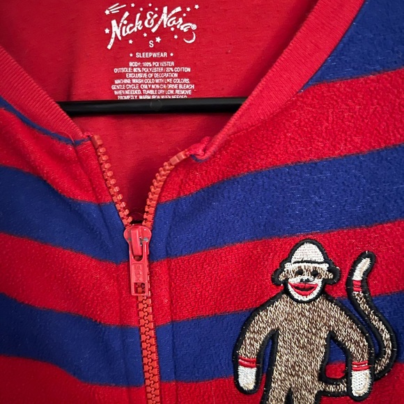 Pajama Monkey Striped Onesie - Picture 8 of 10